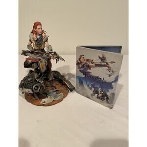 Horizon Zero Dawn Collector's Edition 9" Statue Huntress Aloy With Complete Game